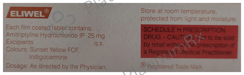 Eliwel 25mg Tablet 10s