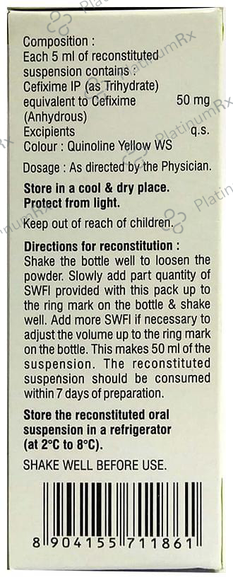 C Tax O 50mg Dry Syrup 50ml