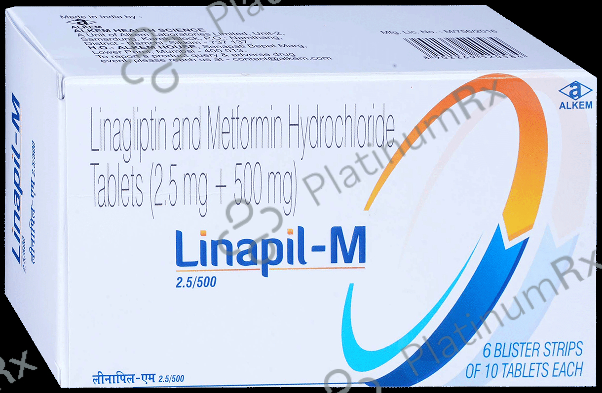Linapil-M 2.5/500 Tablet