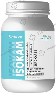 Kamree Isokam 100% Whey Protein Isolate Powder Chocolate 1 Powder