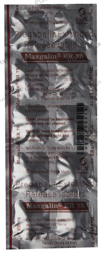 Maxgalin ER 75 Tablet