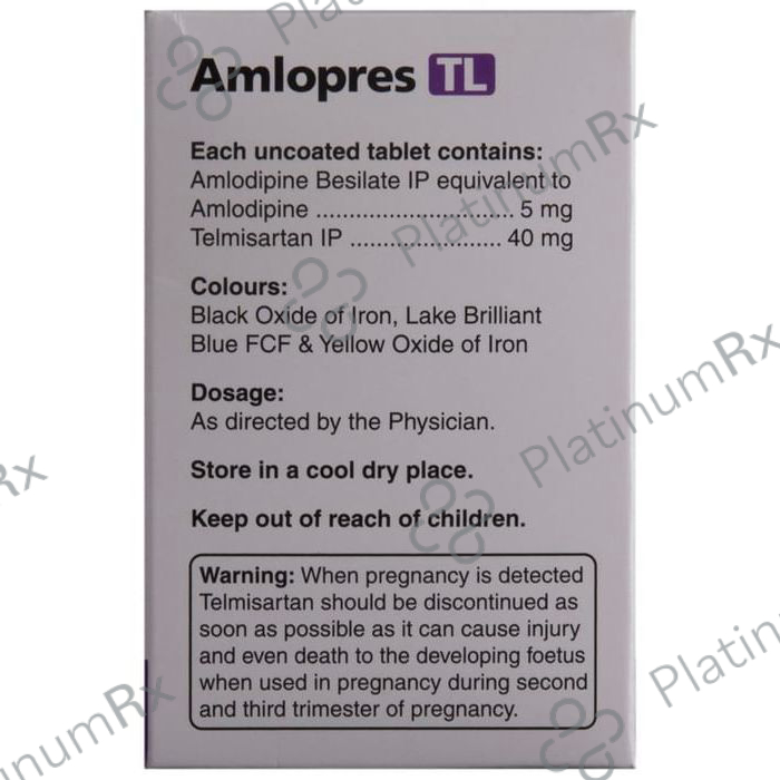 Amlopres TL 5/40mg Tablet 15s