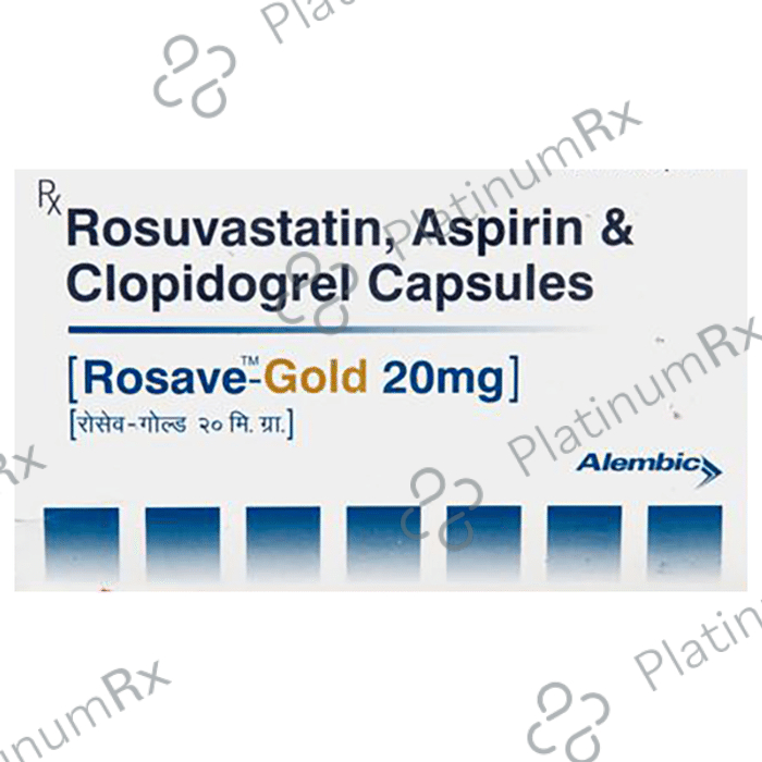 Rosave Gold 20/75/75mg Capsule 10s