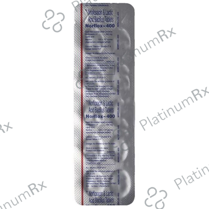Norflox 400mg Tablet 10s