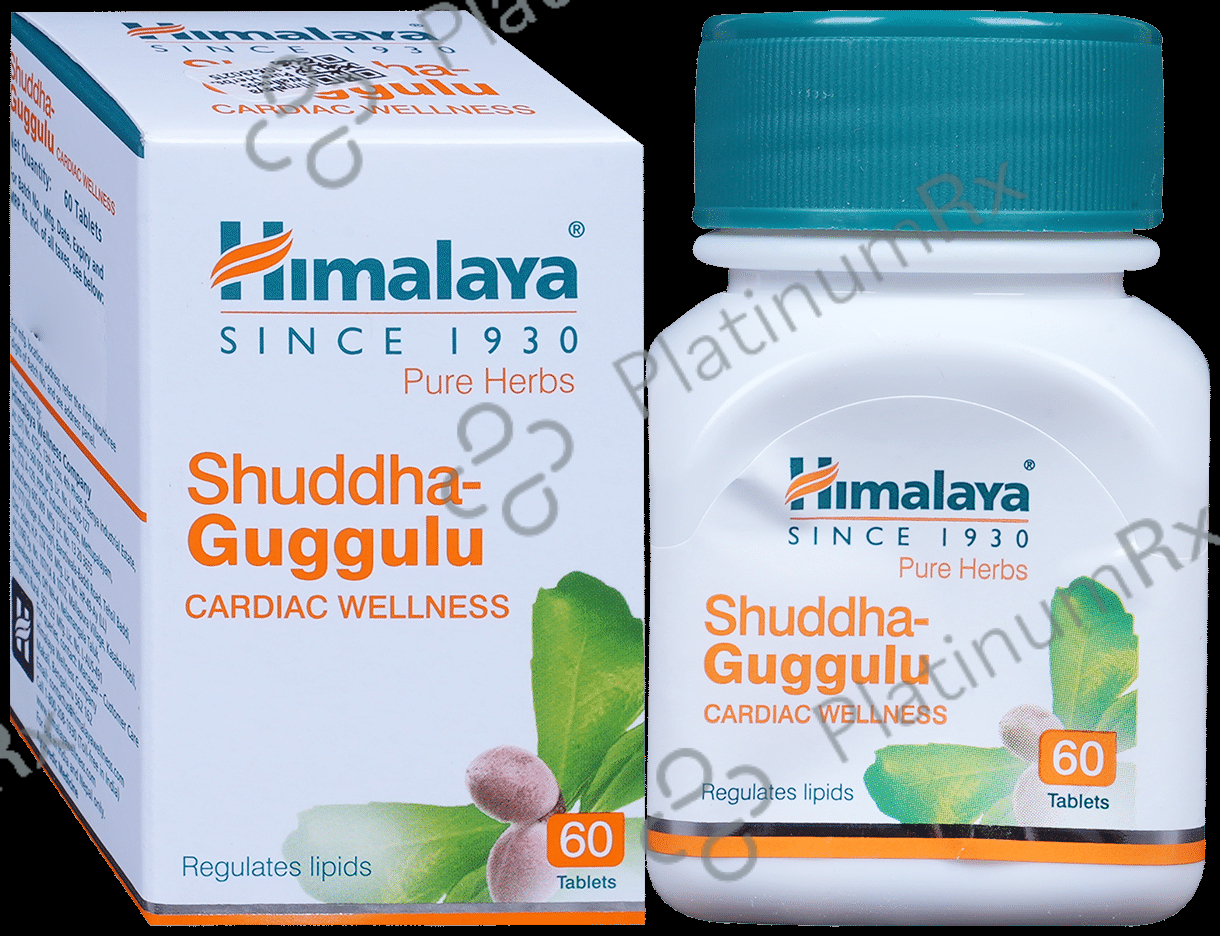 Himalaya Wellness Pure Herbs Shuddha Guggulu Cardiac Wellness Tablet