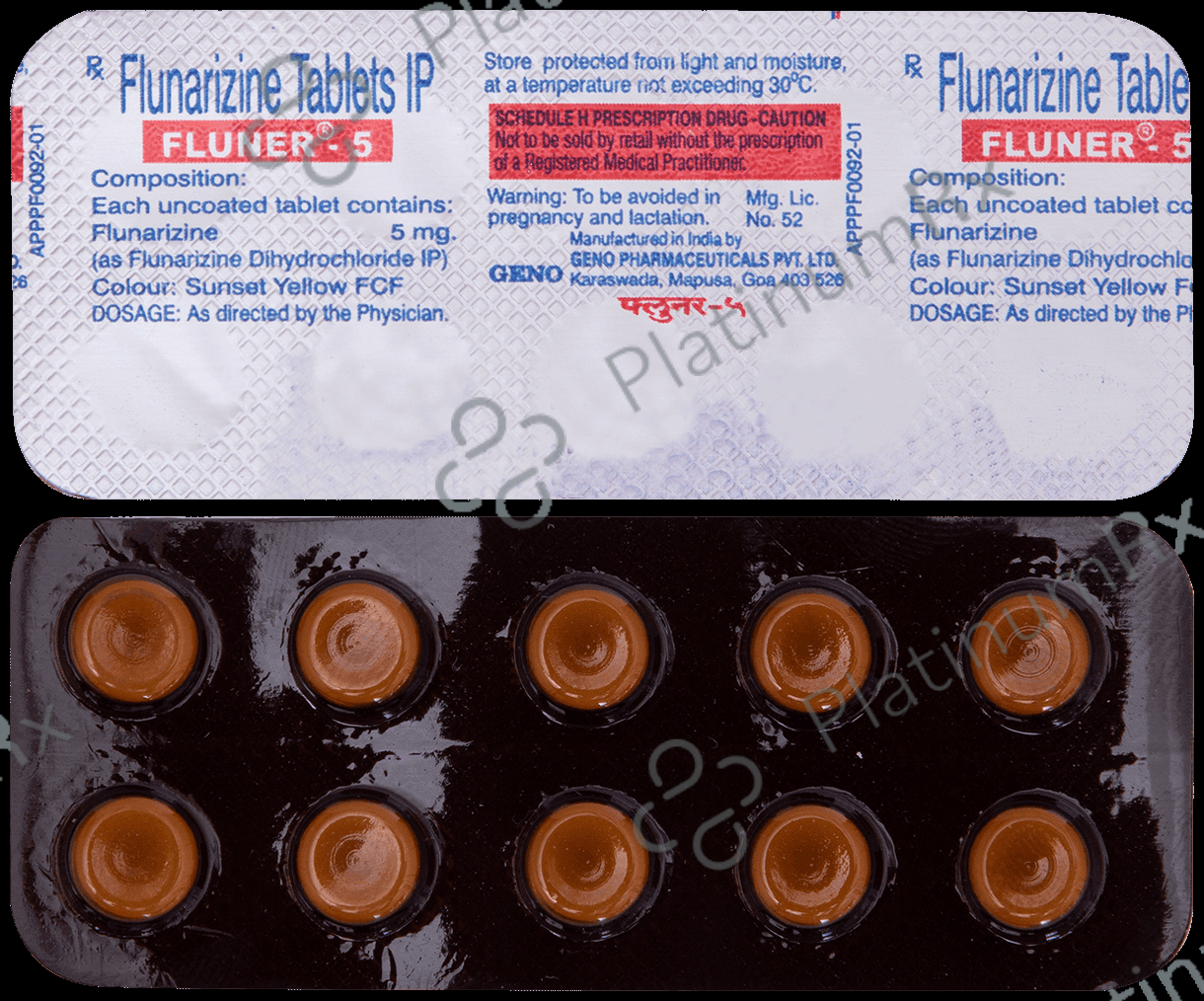 Fluner 5mg Tablet 10s