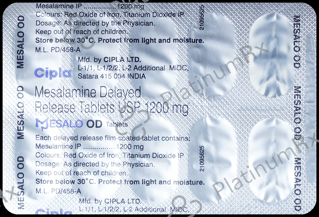 Mesalo OD 1200mg Tablet 10s