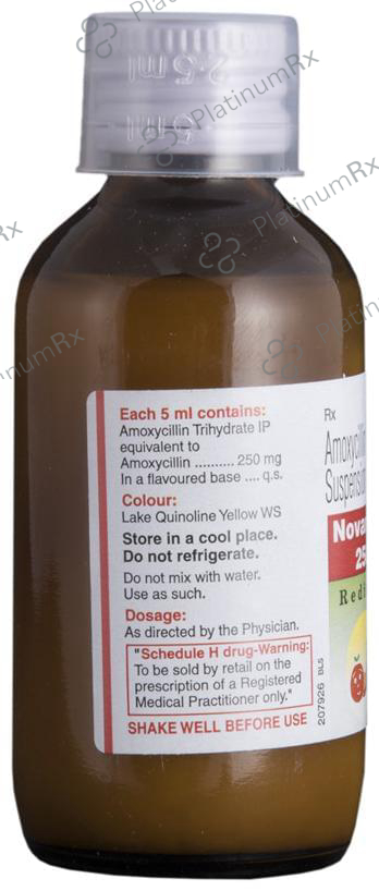 Novamox 250mg Rediuse Oral Suspension 60ml