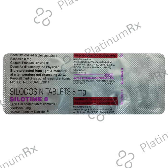 Silotime 8 Tablet 10 tablets