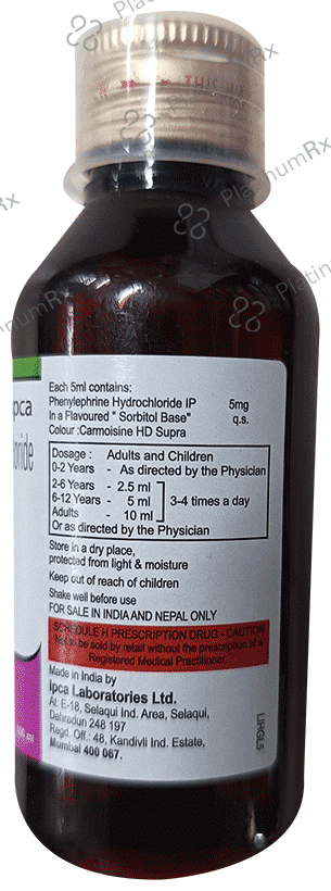 Solvin Decongestant 5mg Syrup 100ml
