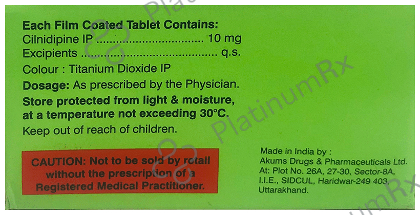 Cilniblu 10mg Tablet 15s