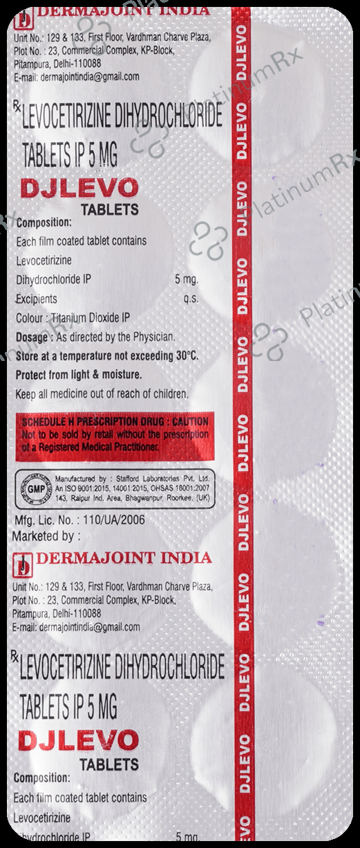 Djlevo 5mg Tablet