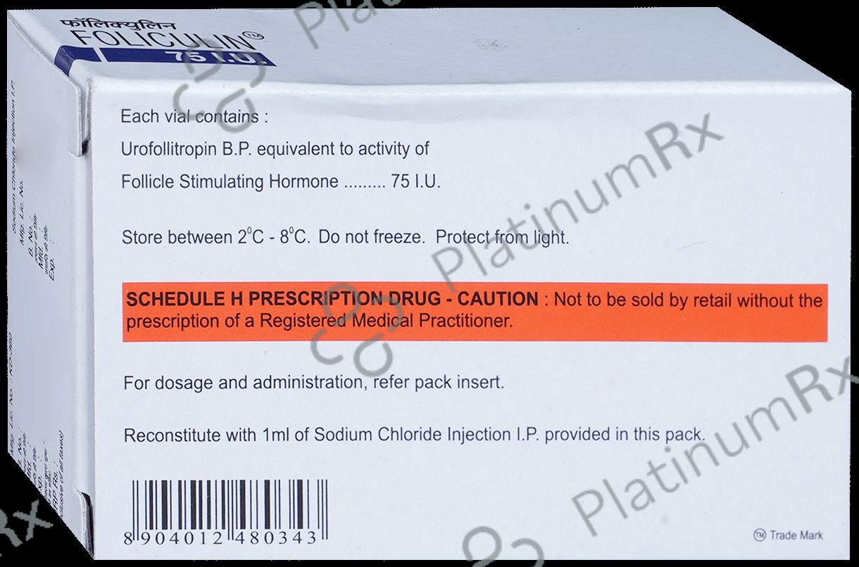 Foliculin 75IU Injection