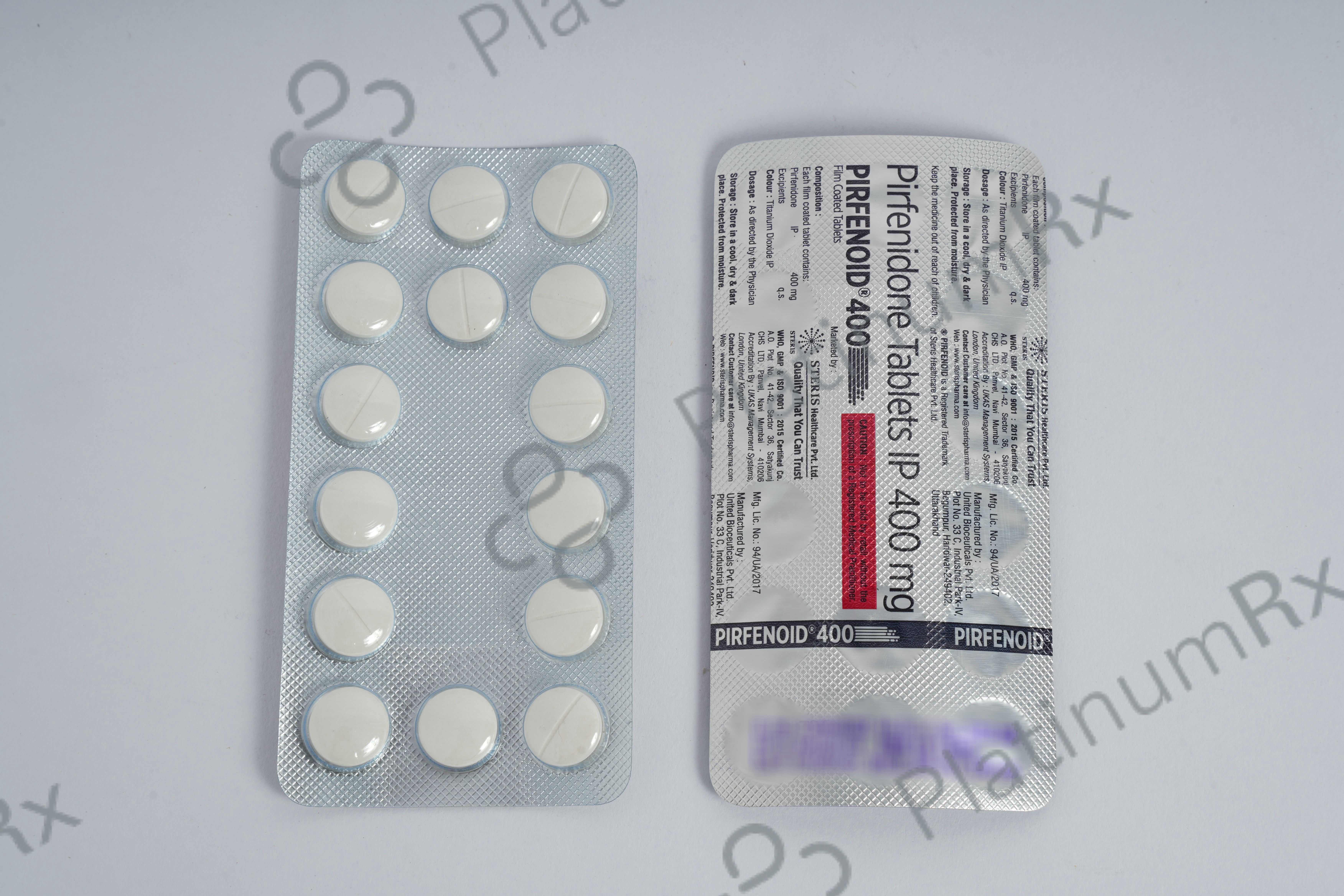 Pirfenoid 400mg Tablet 15s