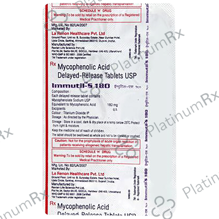 Immutil-S 180 Tablet DR