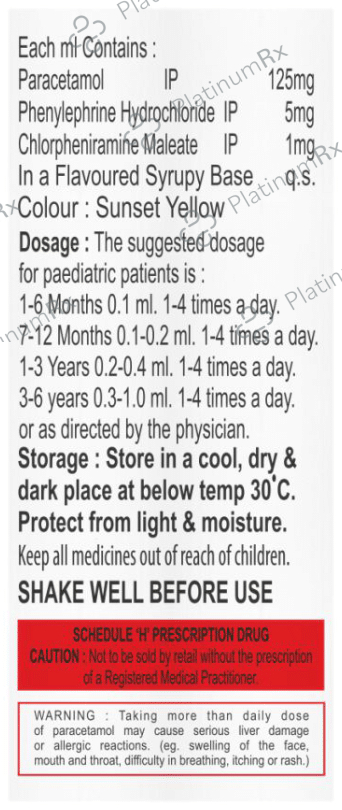 Fibcold Oral Drops Strawberry