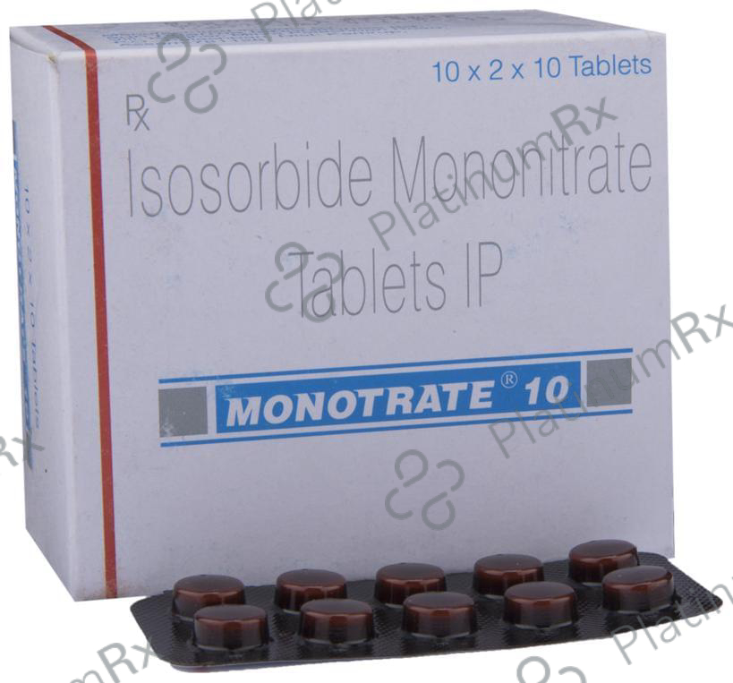 Monotrate 10mg Tablet 10s