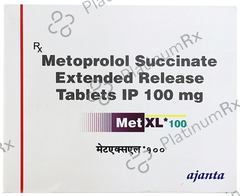 Met XL 100mg Tablet ER 20s