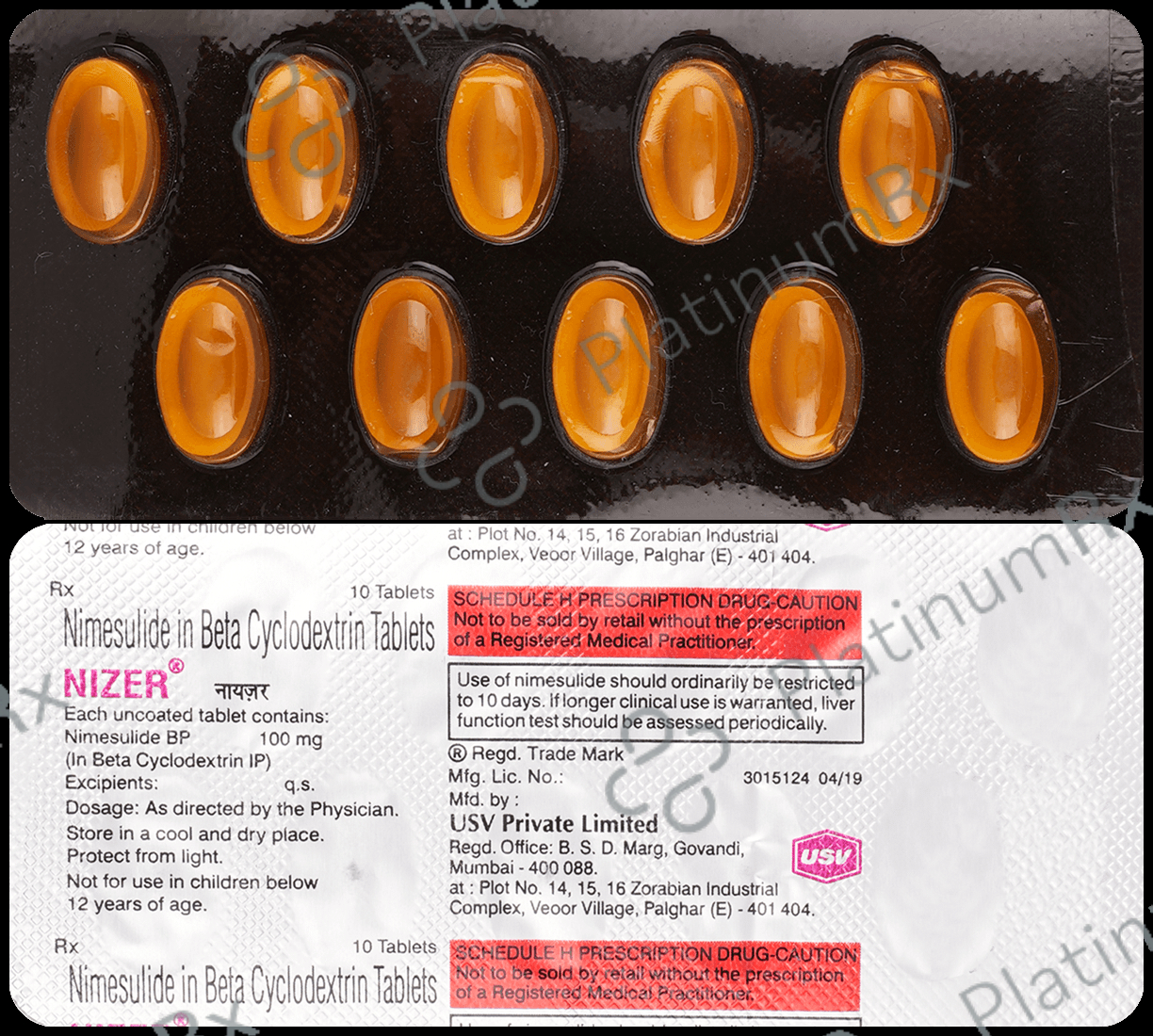 Nizer 100mg Tablet 10s