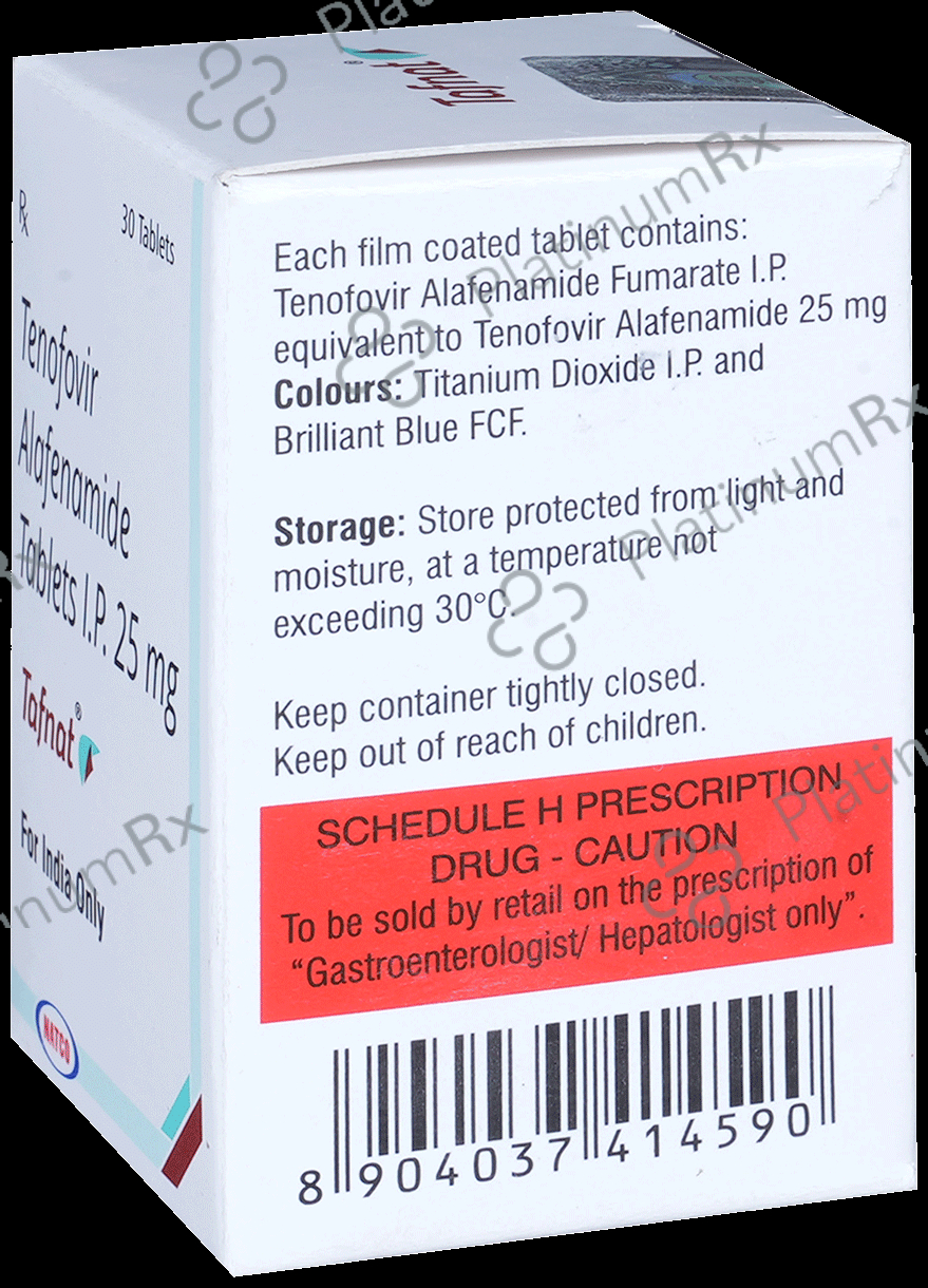 Tafnat 25mg Tablet 30s