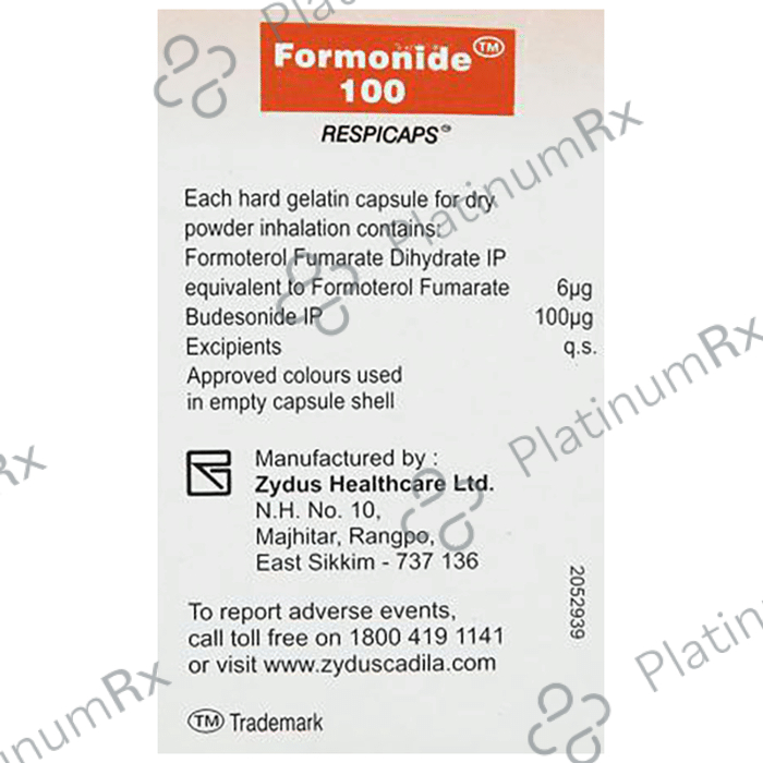 Formonide 6/100mcg Respicap 30s