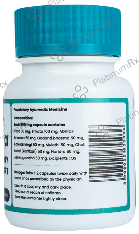 Myupchar Ayurveda Kaphaja Respiratory Support Capsule