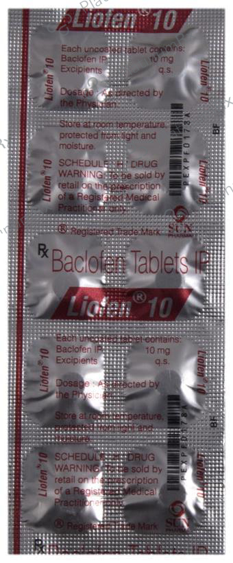 Liofen 10mg Tablet 10s