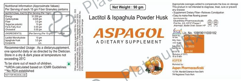 Aspagol Powder Husk Orange