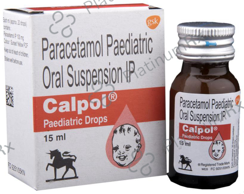 Calpol 100mg Paediatric Drops 15ml