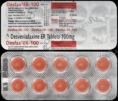 Desfax 100mg Tablet ER 10s