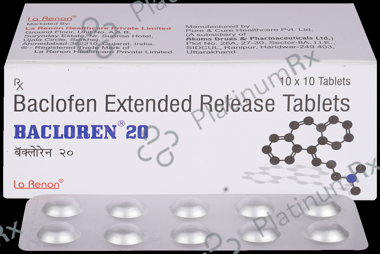 Bacloren 20mg Tablet