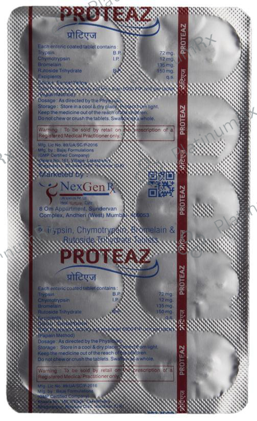 Proteaz Tablet