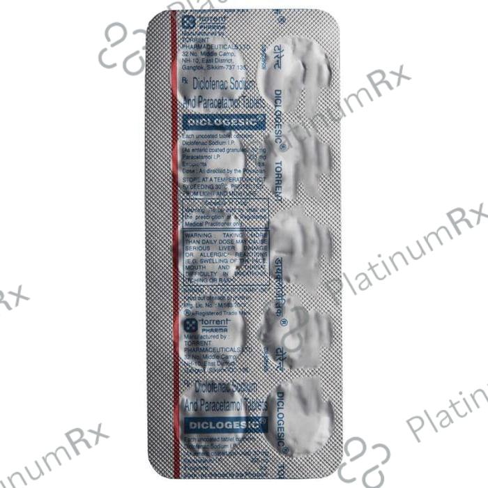 Diclogesic 50mg/325mg Tablet