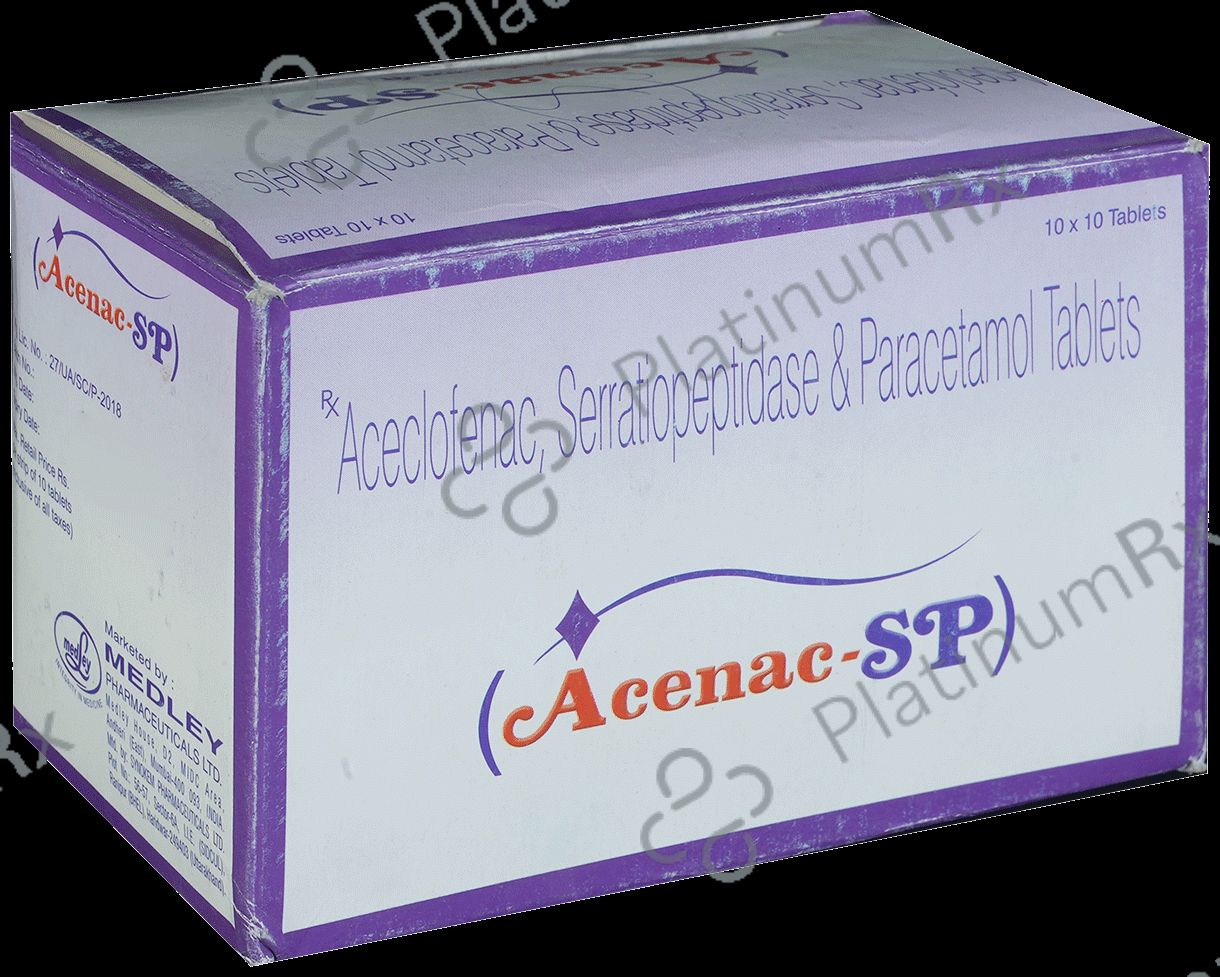 Acenac SP 100mg/325mg/15mg Tablet