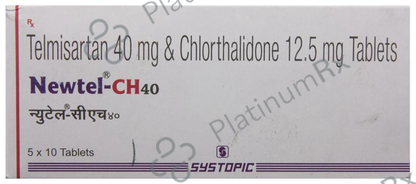 Newtel CH 40/12.5mg Tablet 10s
