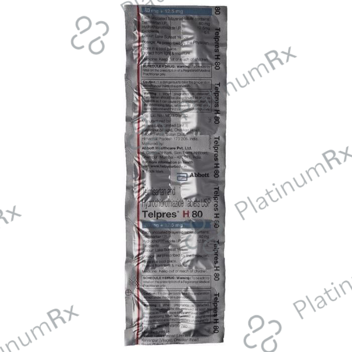 Telpres H 12.5/80mg Tablet 10s