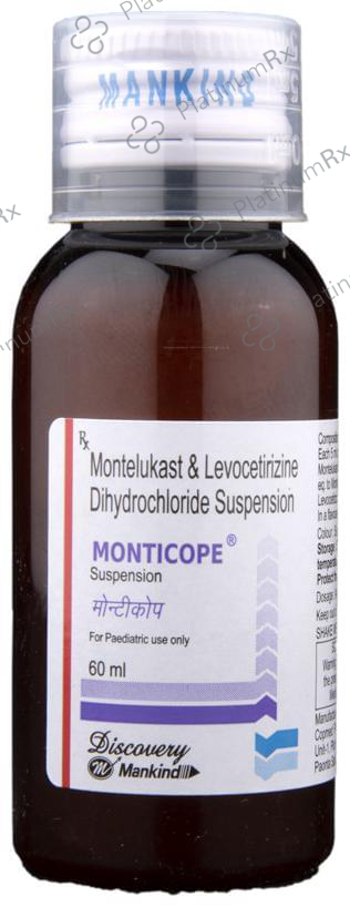 Monticope 2.5/4mg Suspension 60ml