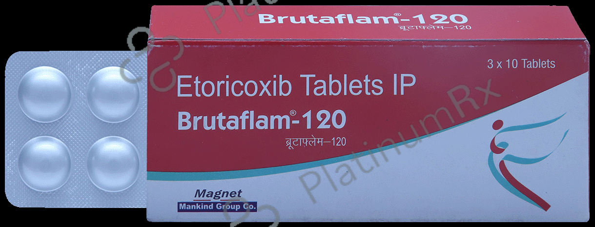 Brutaflam 120mg Tablet 10s