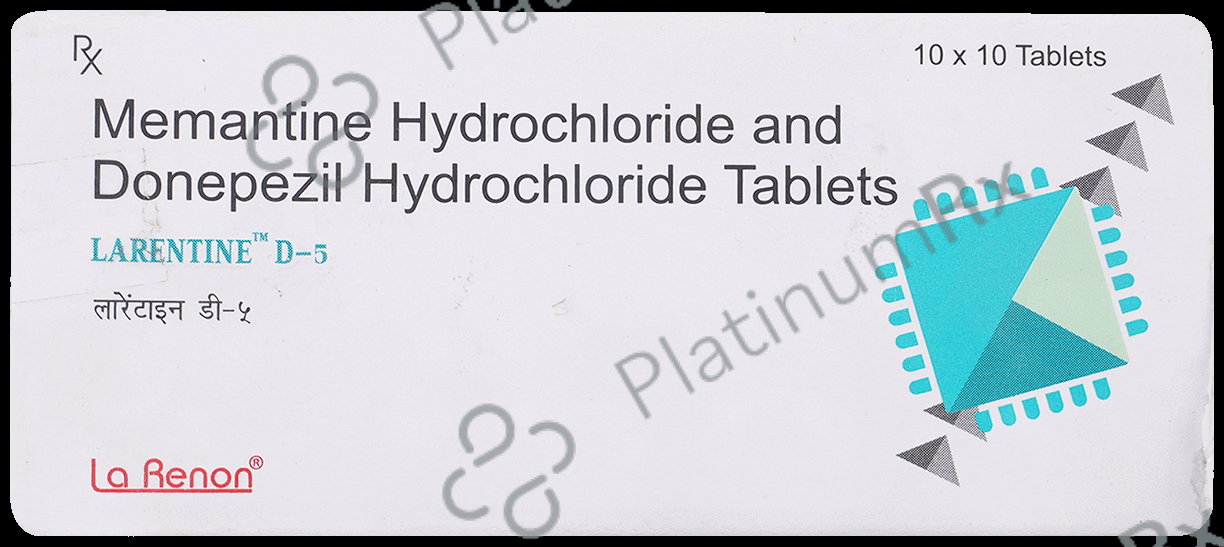 Larentine D 5mg/5mg Tablet