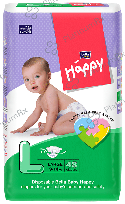 Bella Baby Happy Diaper Large 48 diapers