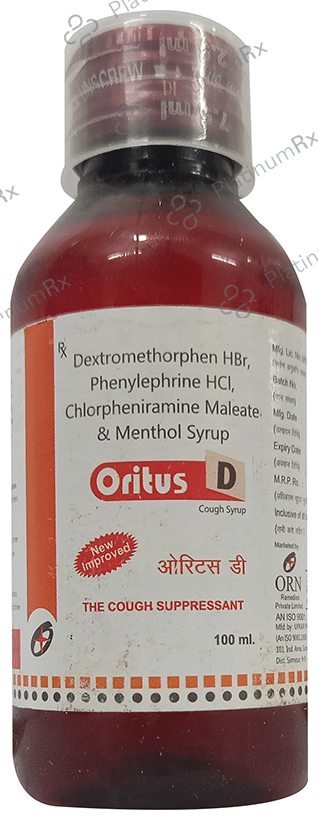 Oritus D Syrup New Improved