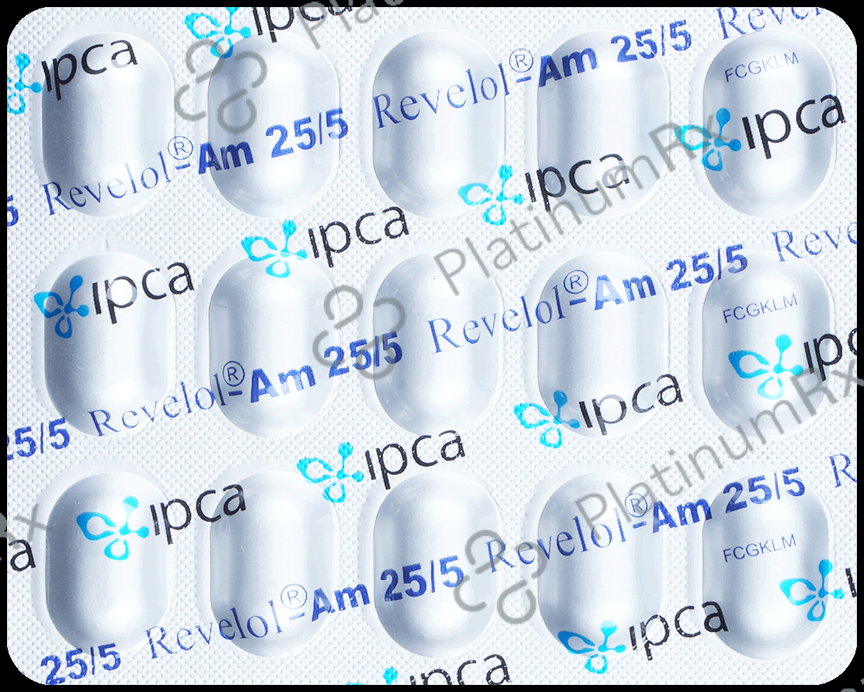 Revelol AM 25/5mg Tablet PR 15s