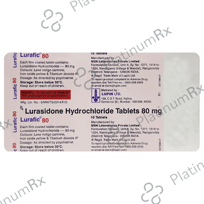 Lurafic 80mg Tablet