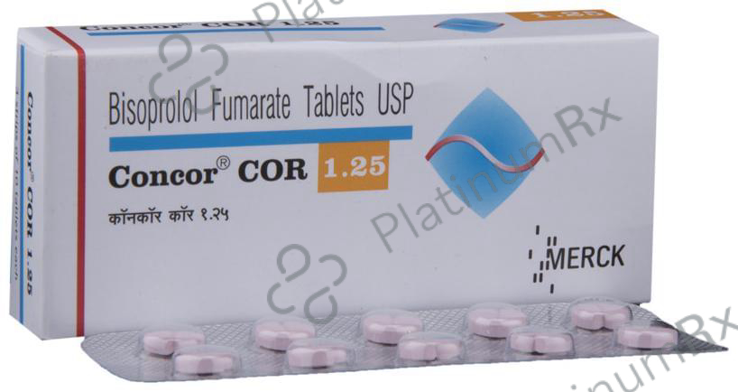 Concor COR 1.25mg Tablet 10s