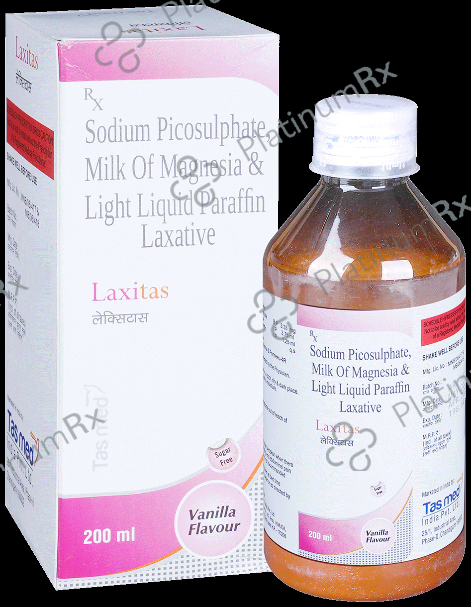 Laxitas Laxative Vanilla Sugar Free