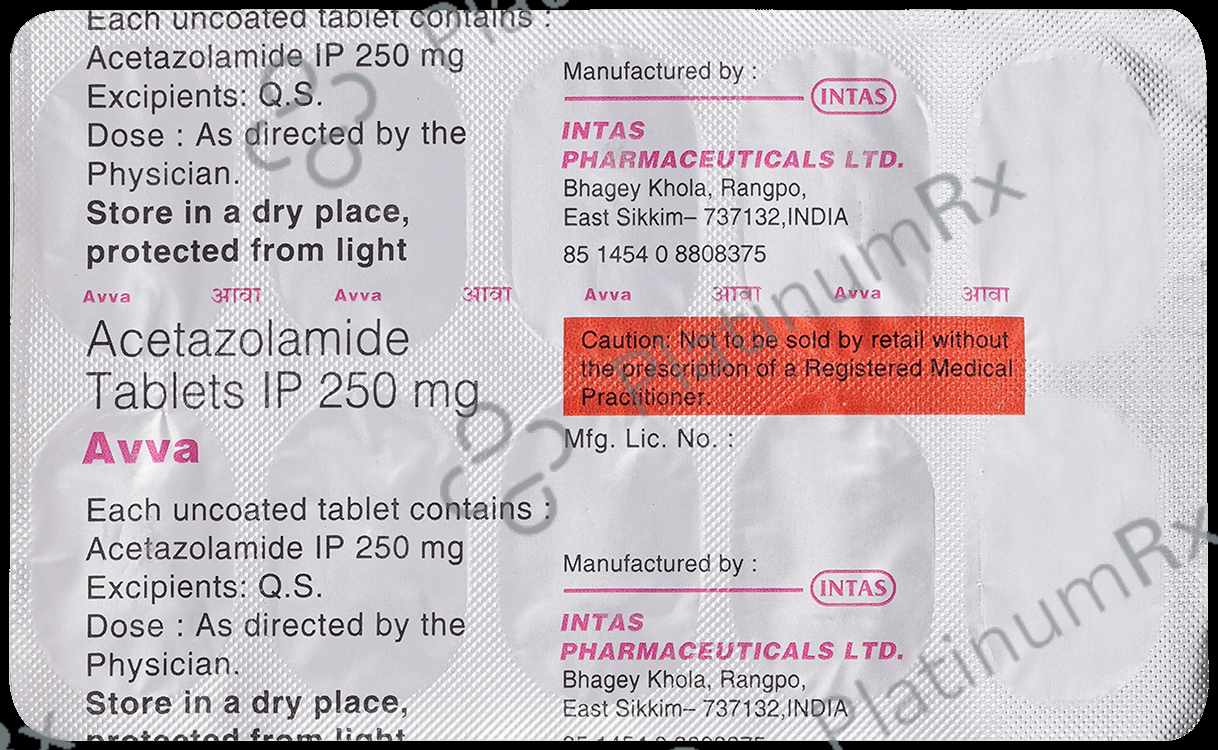 Avva 250mg Tablet 10s