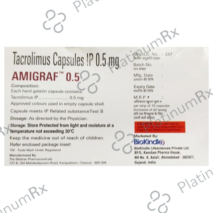 Amigraf 0.5 Capsule