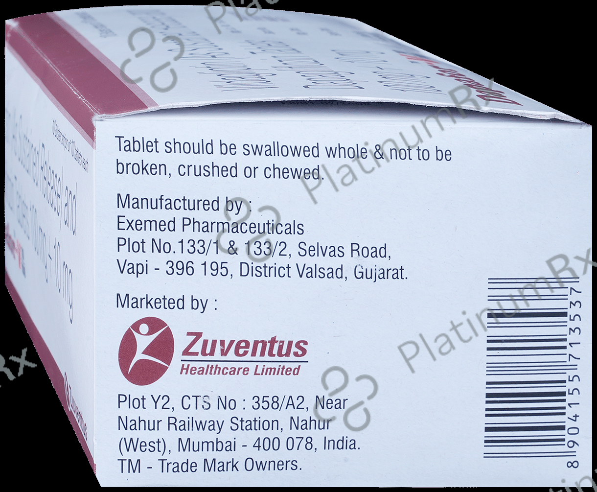 Dapafor V 10mg/100mg Tablet