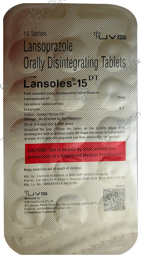 Lansoles 15 DT Tablet