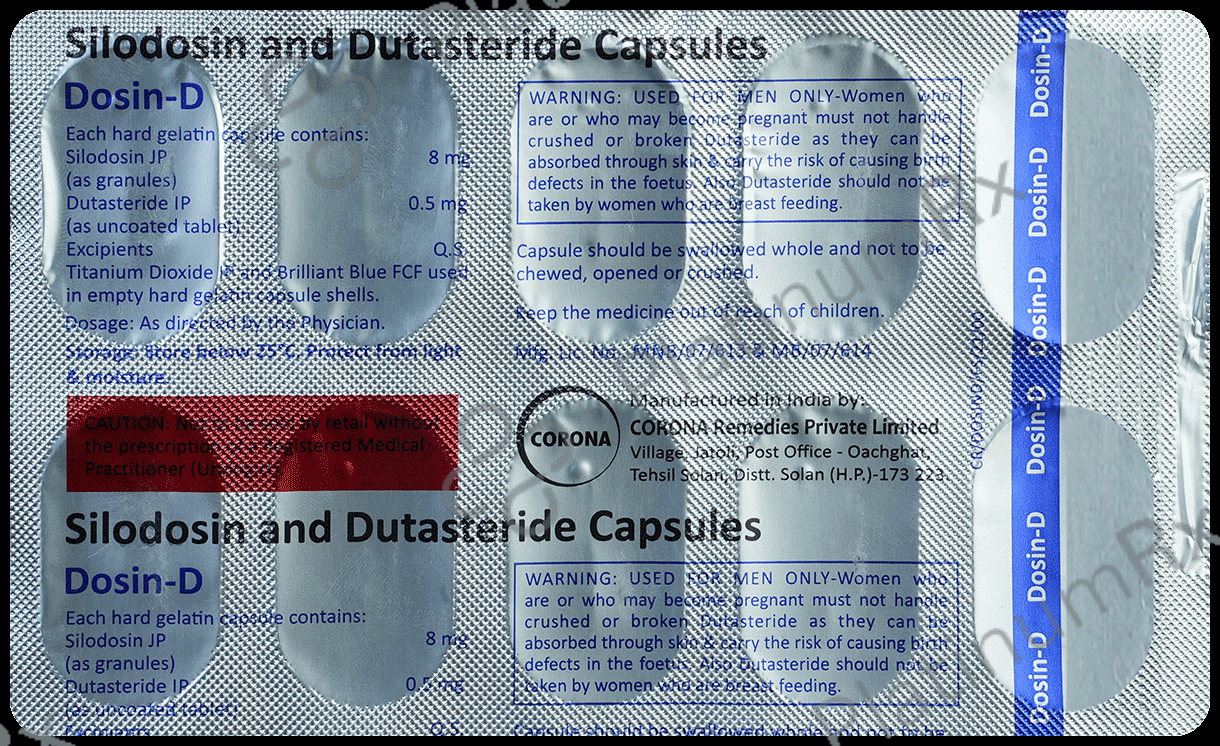 Dosin D 8/0.5mg Capsule 10s